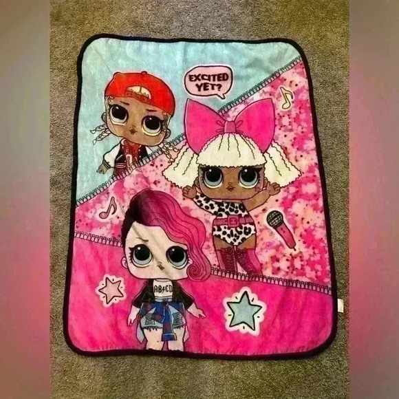 LOL Surprise Dolls Fleece Blanket 36x48” - Picture 1 of 4